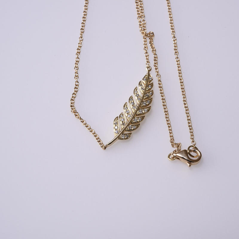 超目玉 ♦︎Avalon 【Leaves Necklace】K18 | kinderpartys.at