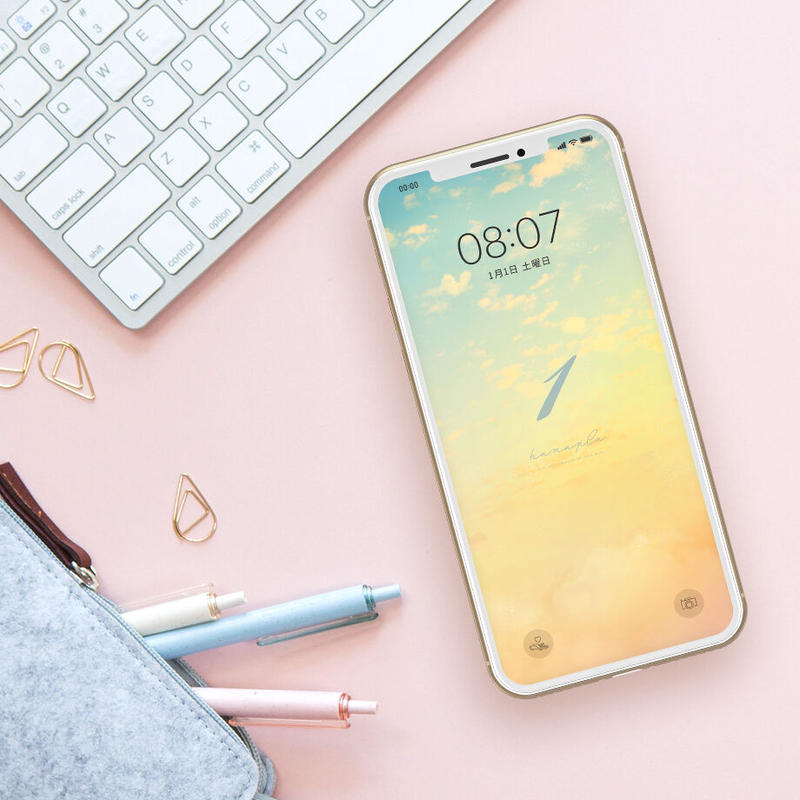 ナンバー １ 好きな数字を身近に 空グラデーション スマホ壁紙 Hanapla スマホ