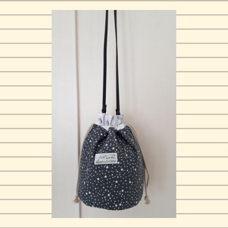 丸底巾着トートバッグの作り方 レシピ 実物大型紙 Kiram