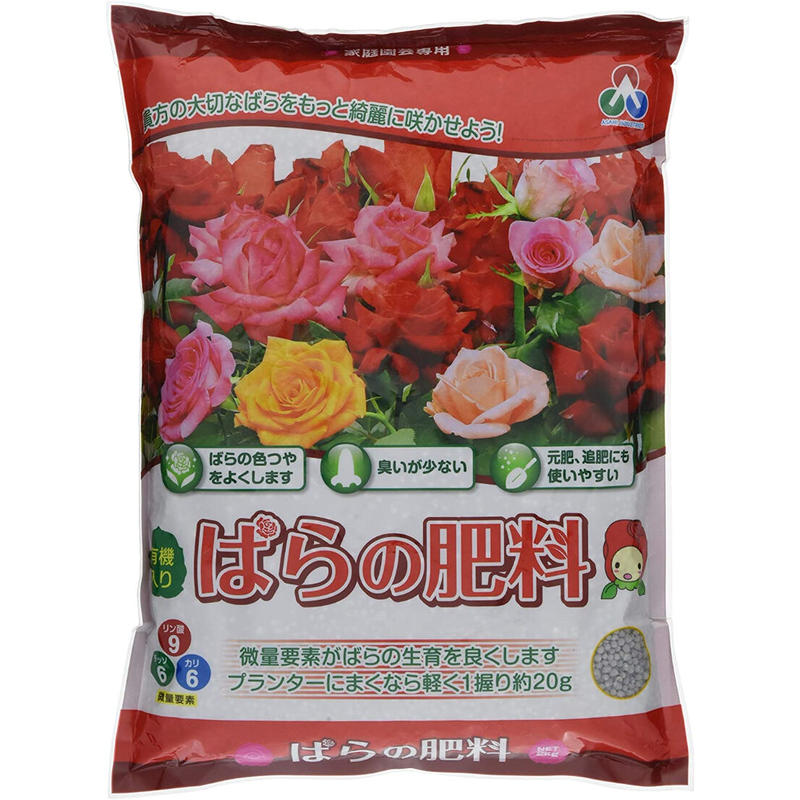 ばらの肥料 2kg 朝日工業 ローズガーデン ローズアーチ バラ用肥料 Asahipen