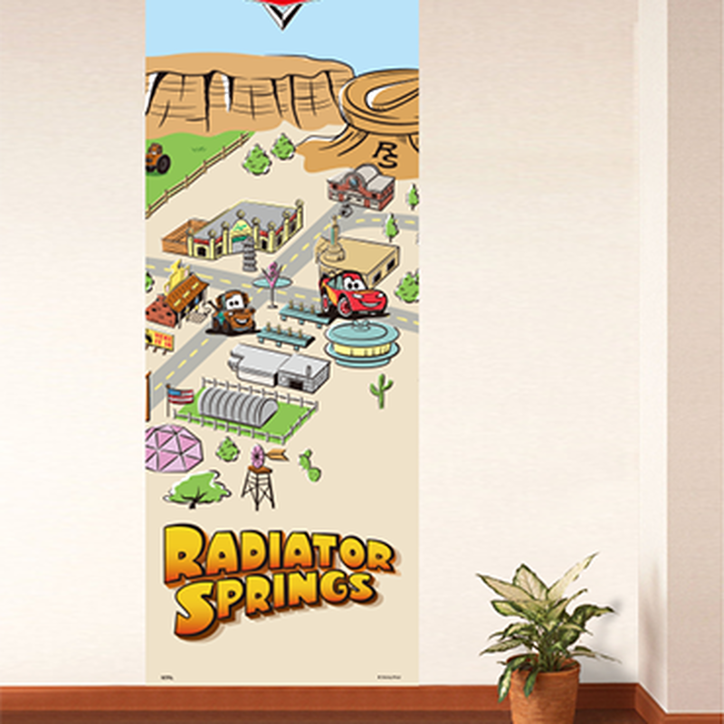 ピクサー 壁紙 カーズ タウン 97cm 265cm Ntlx 001w Asahipen