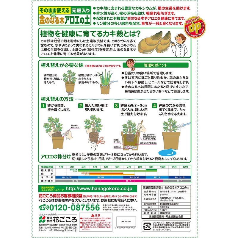 金のなる木アロエの土 ５ｌ 用土 多肉植物 クラッスラゴーラム Asahipen Diy