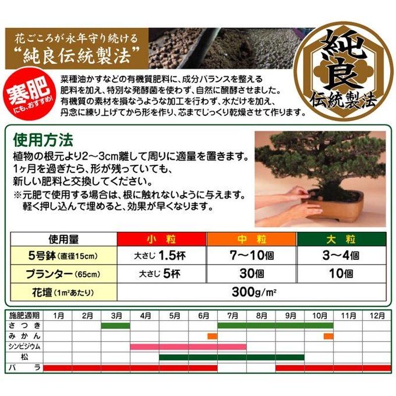 花ごころ 醗酵固形油かす 中粒 500g 花壇 鉢植え 盆栽 肥料 Asahipen