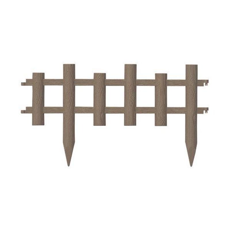 ガーデンフェンス木目調 ６０型 ブラウン 生け垣 花壇 フェンス Asahipen Diy