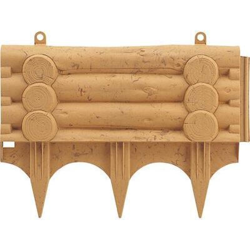 土留め 丸太調 ４５型 ライトブラウン 家庭菜園 花壇 Diy 土留め Asahipen