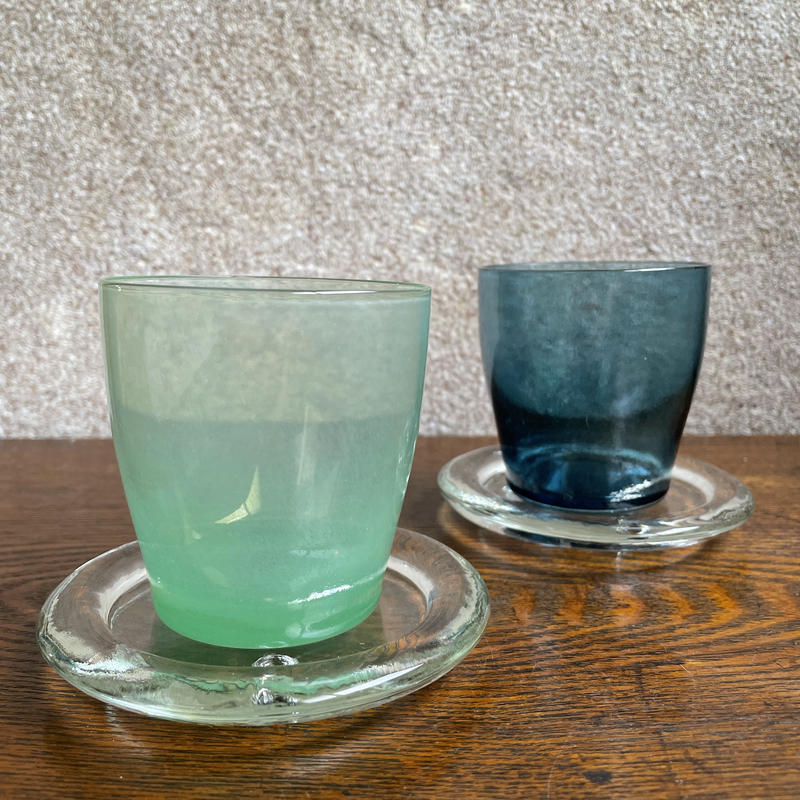 ガラスのコースター Usaヴィンテージ Hapun ガラスのコースター Usaヴィンテージ Hapun