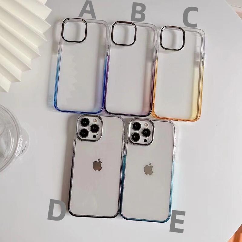 N010 Iphoneケース ふちだけ色 グラデーションサイドカラーiphoneケース