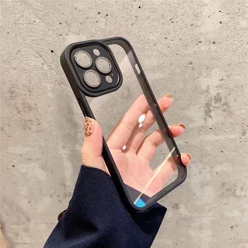N011 Iphoneケース 透明 かわいい サイドカラーケース Iphone13pro 1