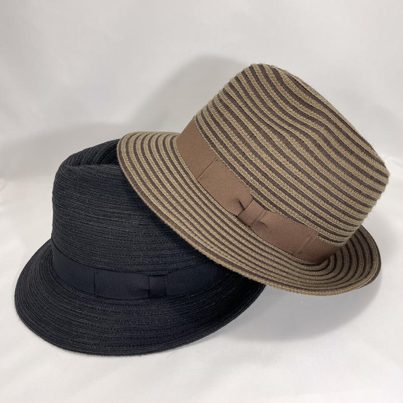 送料無料 Hatlaboオリジナル ホースヘアーブレード ストローハット Hatlabo