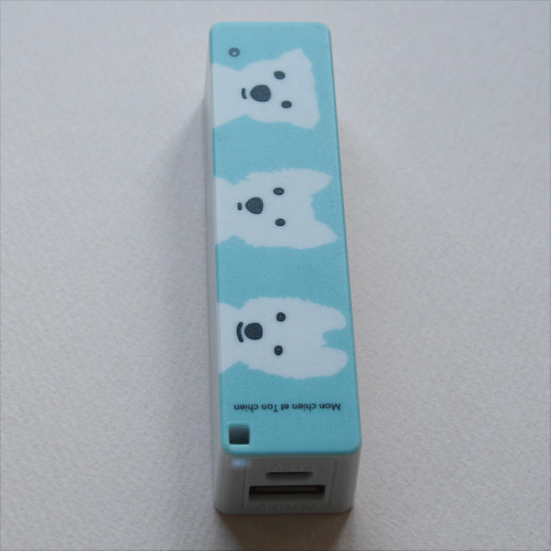 ちょい持ちモバイルバッテリー Mon Chien Et Ton Chien モンシアン エ