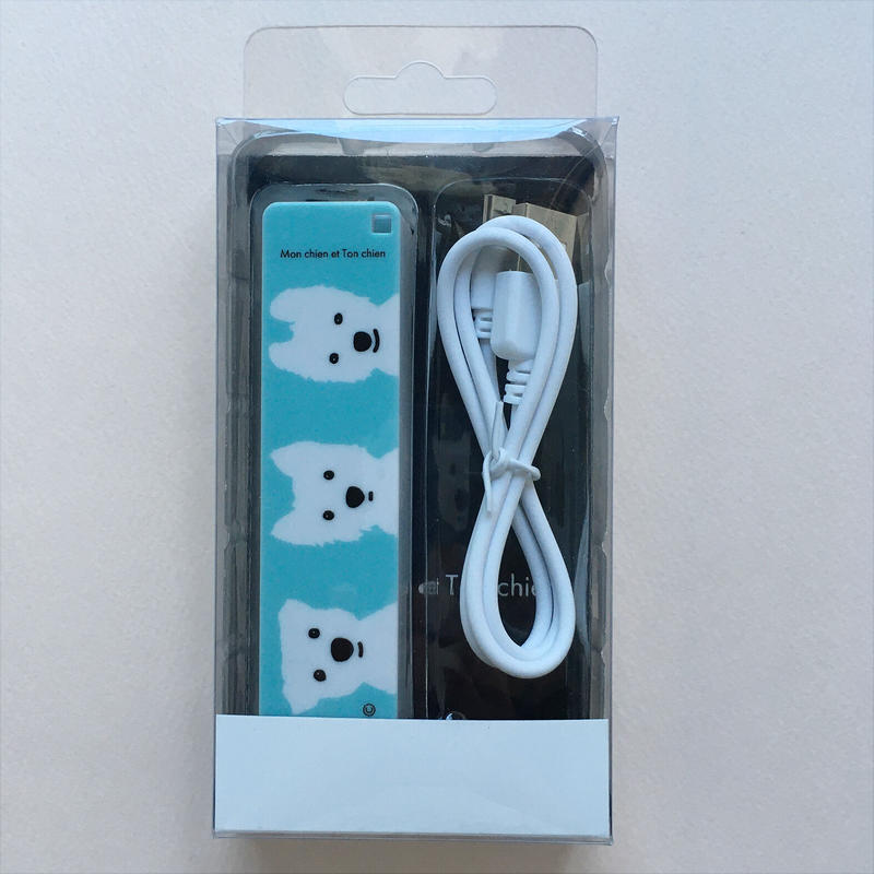 ちょい持ちモバイルバッテリー Mon Chien Et Ton Chien モンシアン エ