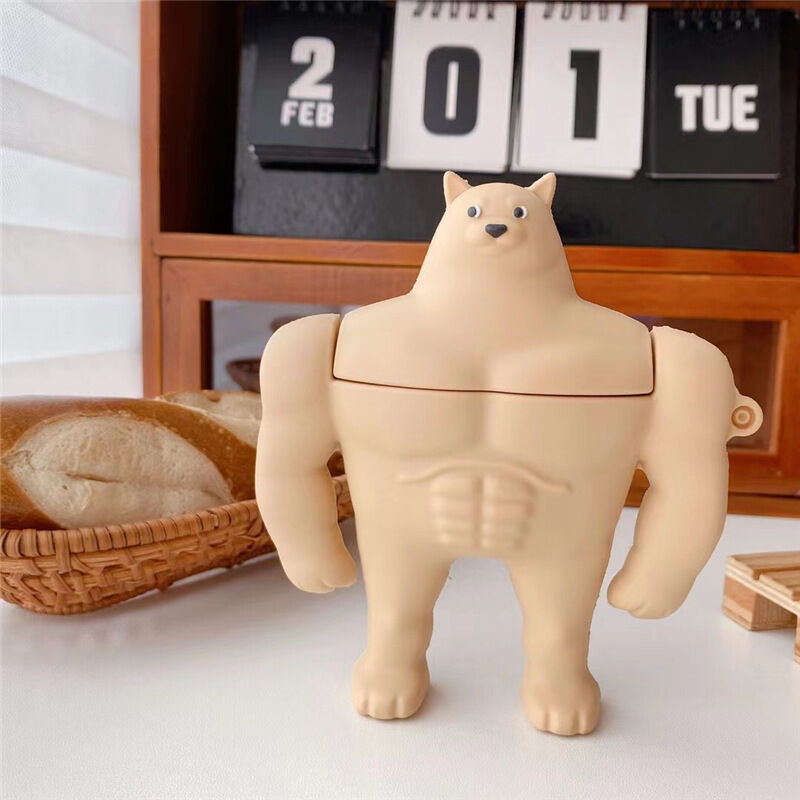 筋肉ムキムキの犬 Buff Doge ドージ エアーポッズプロケース Airpods Pro
