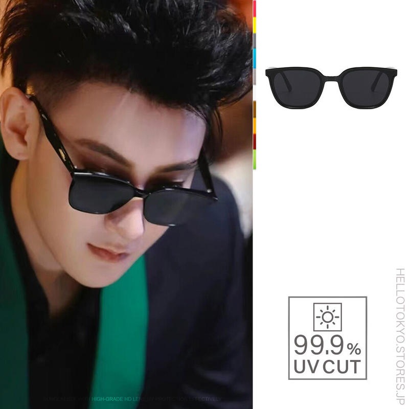 インスタ映えユニセックスuv400安い紫外線対策ウェリントンおしゃれプラスチックサングラス