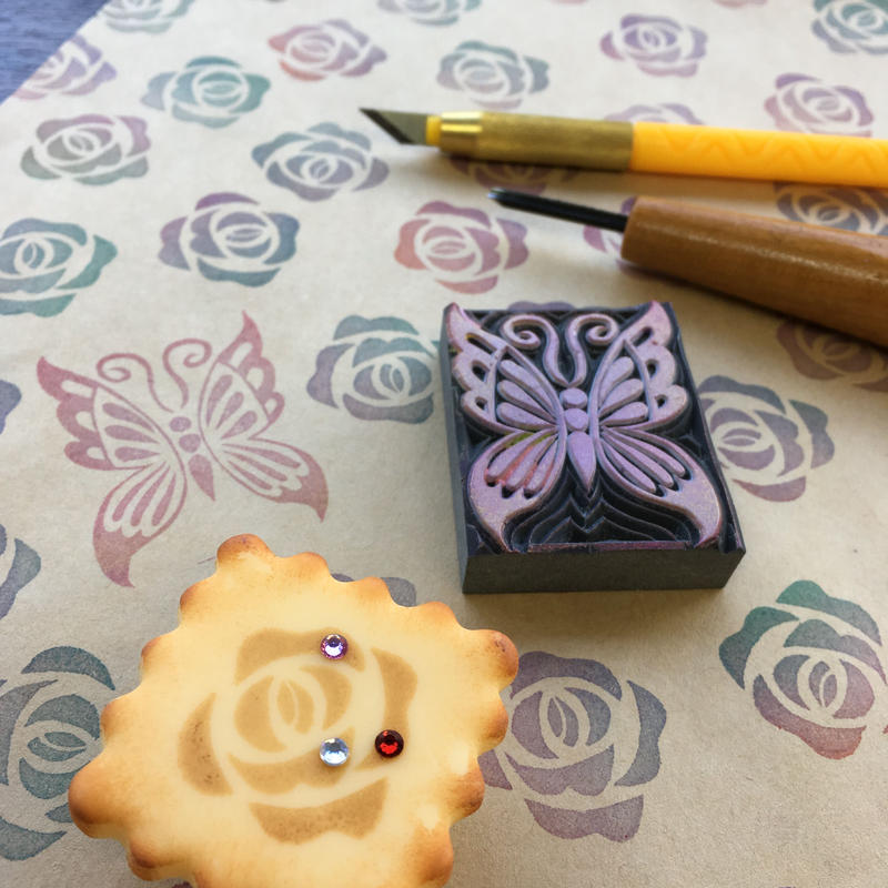 粘土のクッキー造りから始める 美味しそうな消しゴムはんこ講座 ひあゆうあ