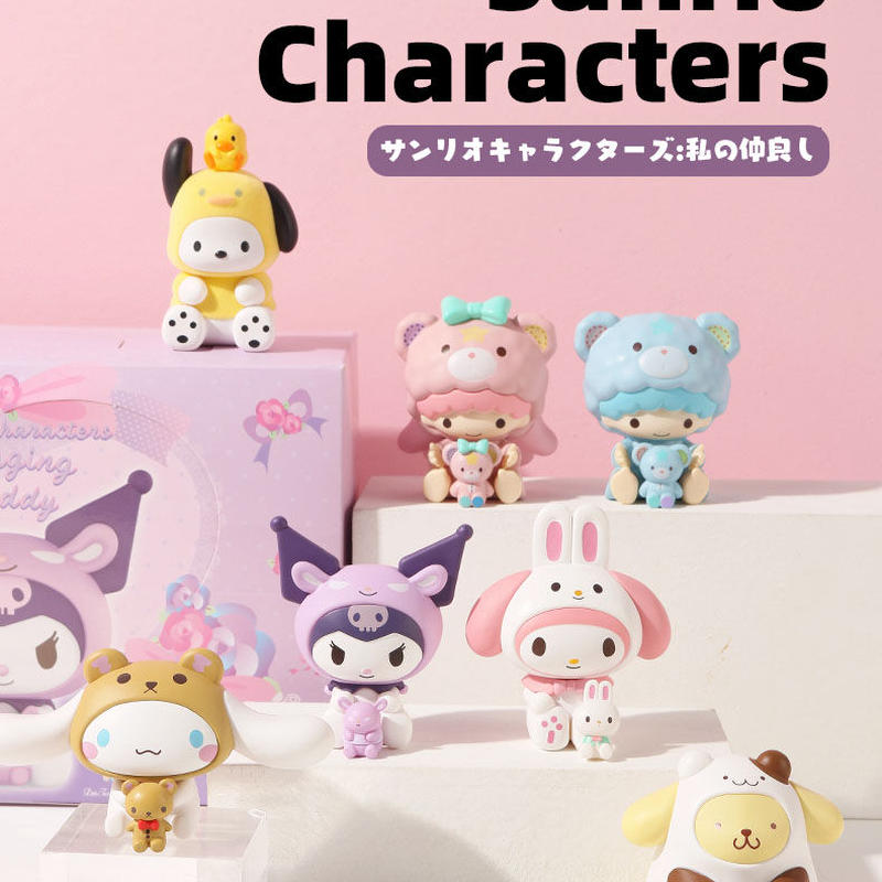 海外限定MINISO×サンリオコラボ♡マイメロ立体フィギュア12体入未開封
