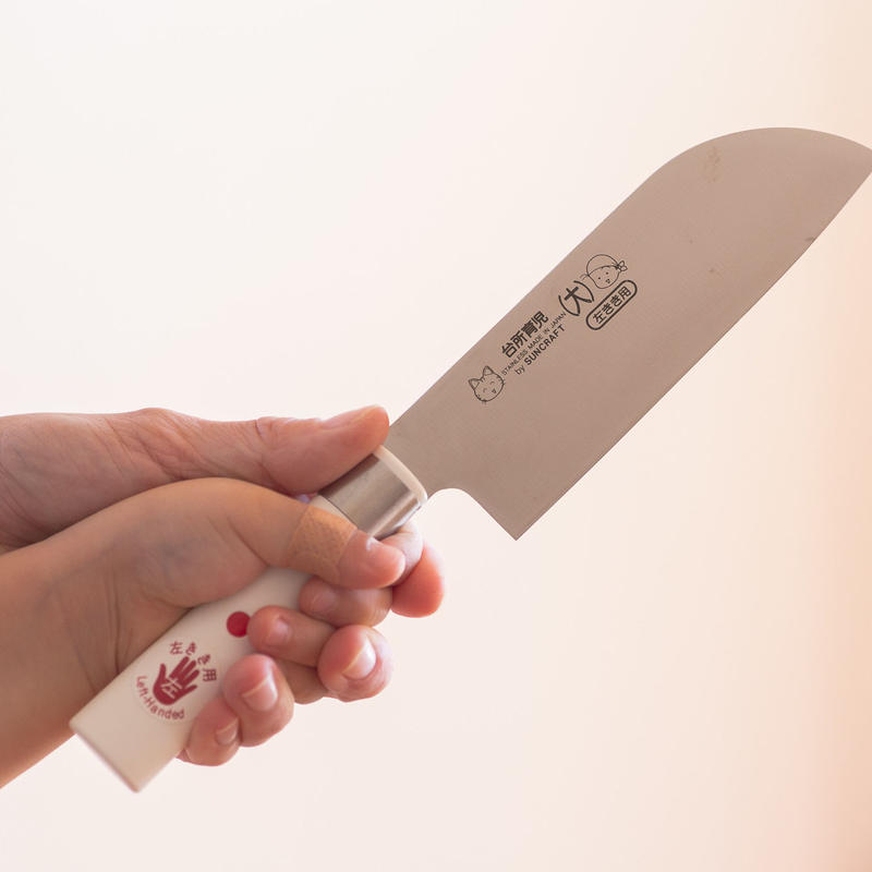 サンクラフト 台所育児 こどものための包丁 左手用 左利き用 左ききの道具店
