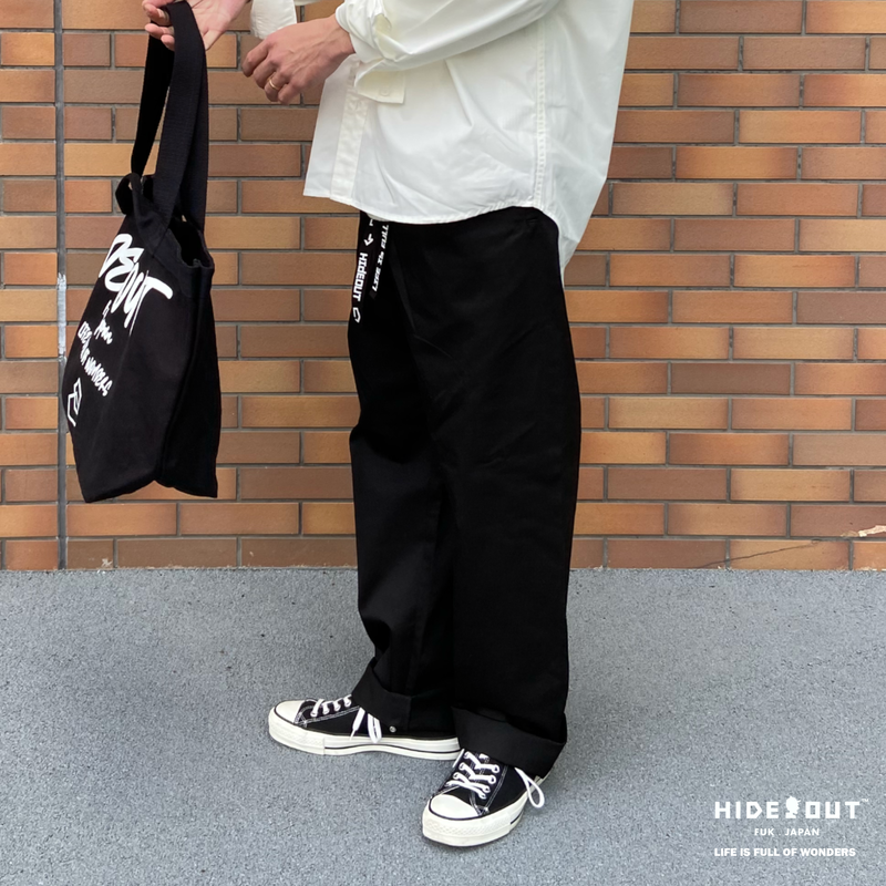 TC TWILL EASY PANTS / BLACK / S / M / L / XL | TC TWILL EASY PANTS / BLACK / S / M / L / XL |
