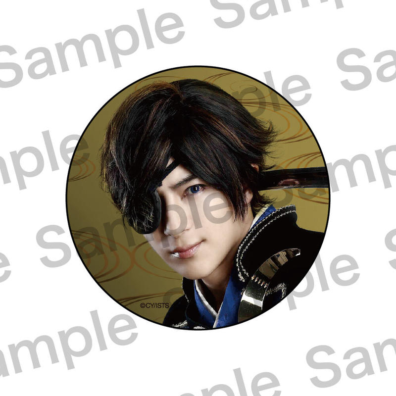 イケメン戦国 明智光秀 缶バッジ 箔押し 神推し 福知山コラボ 感謝祭