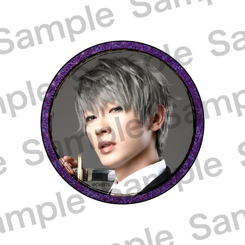 イケメン戦国 明智光秀 缶バッジ 箔押し 神推し 福知山コラボ 感謝祭