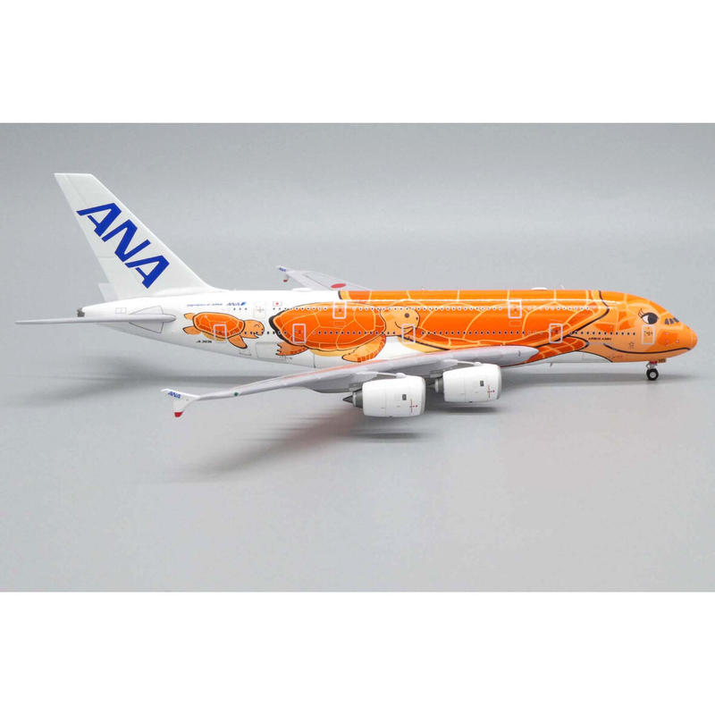 非売品・新商品情報】1/400 A380 ANAフライングホヌ ハワイの「夕陽 アウトレットの半額 JC 1/400 JA383A La オレンジ A380 ANA wings 模型/プラモデル