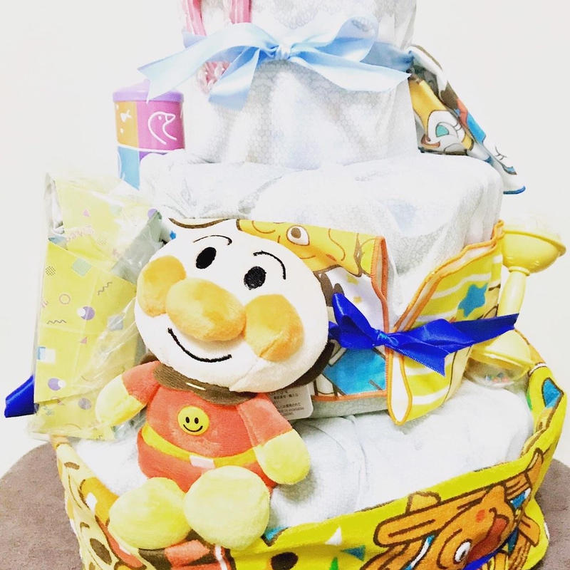 オムツケーキキャラクターオーダーメイド出産祝い名入れ Honomamastore