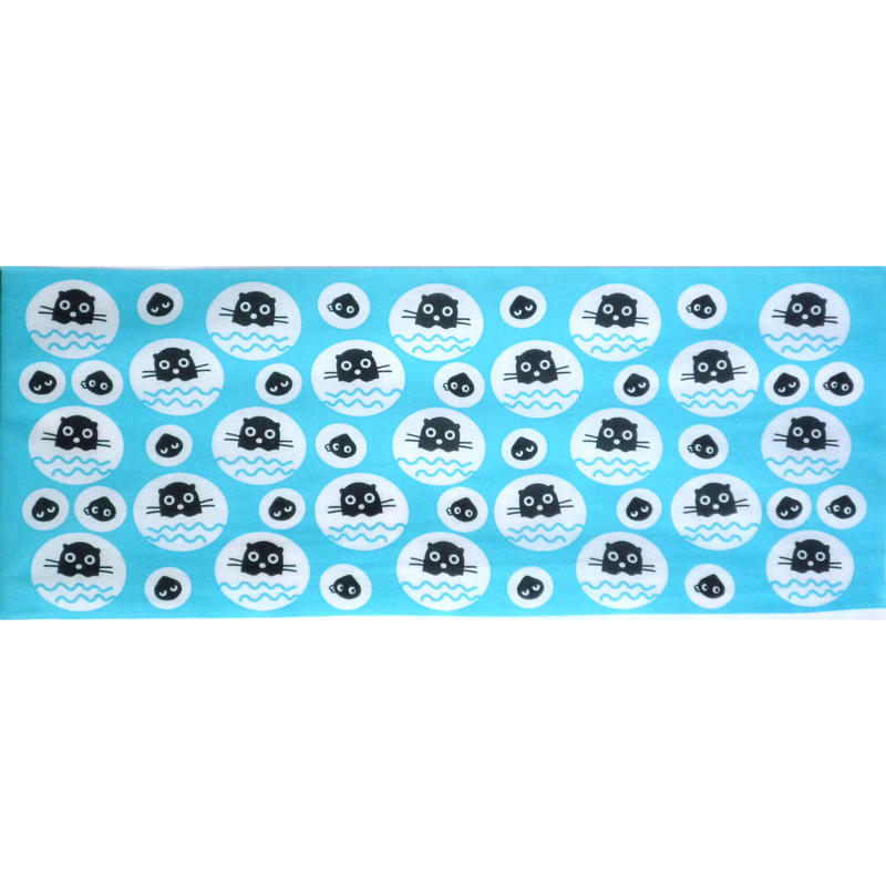 手ぬぐい ゆらゆらラッコ 手ぬぐい ひなたや