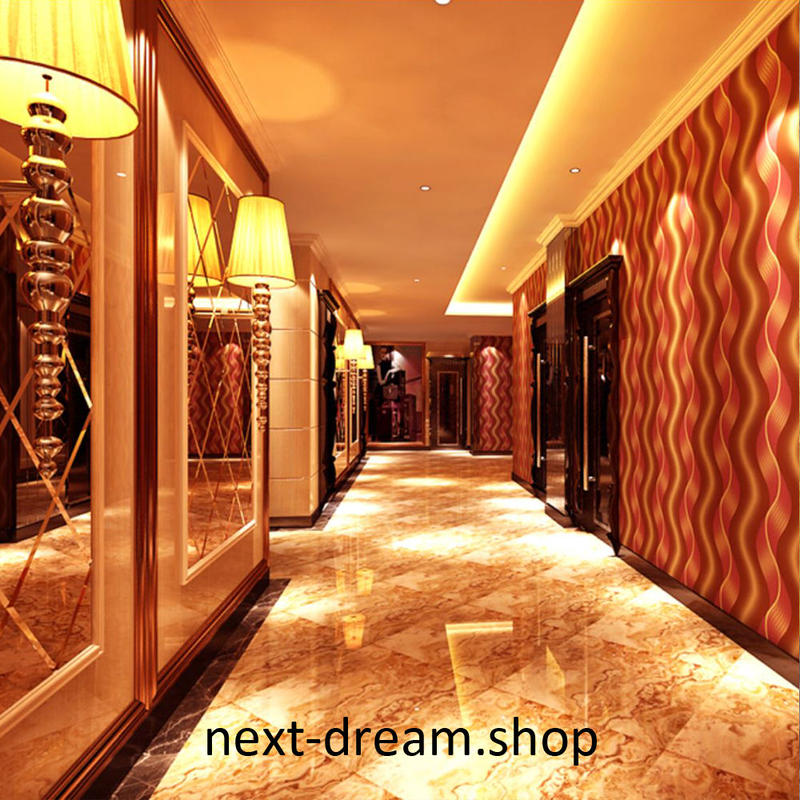 ３d 壁紙 53 1000 ストライプ 波線模様 Pvc 防水 カビ対策 おしゃれクロス イ