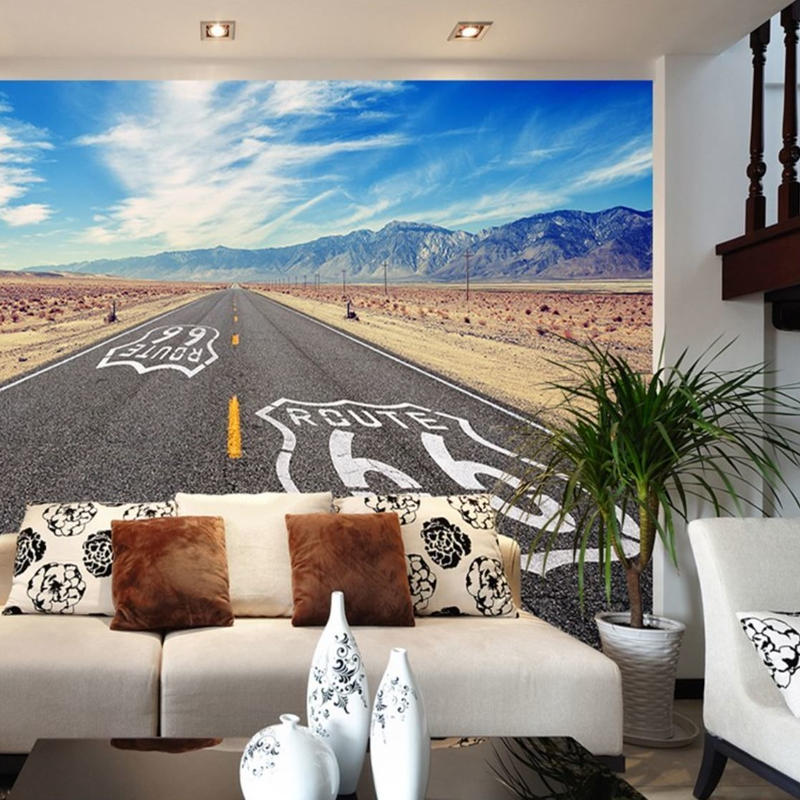 ３d 壁紙 1ピース 1 自然風景 ルート99 アメリカ Diy リフォーム インテリア 部