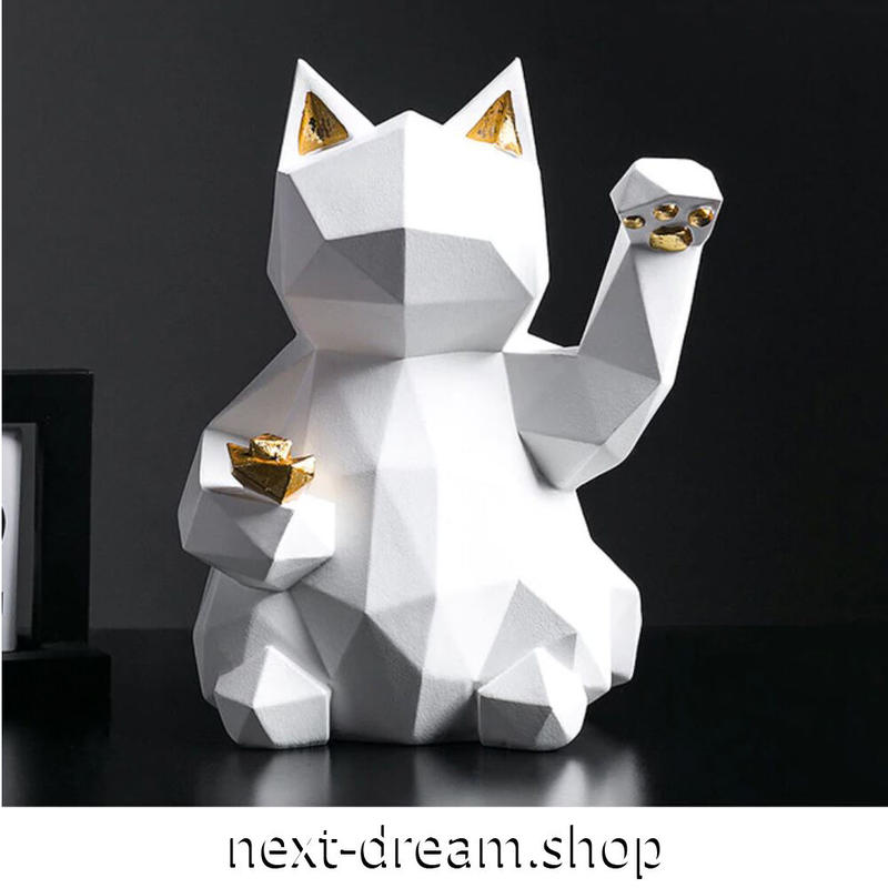 オブジェ 置物 北欧インテリア まねきねこ 開運 白猫 アンティーク 樹脂工芸 ギフト プ オブジェ 置物 北欧インテリア まねきねこ 開運 白猫 アンティーク 樹脂工芸 ギフト プ