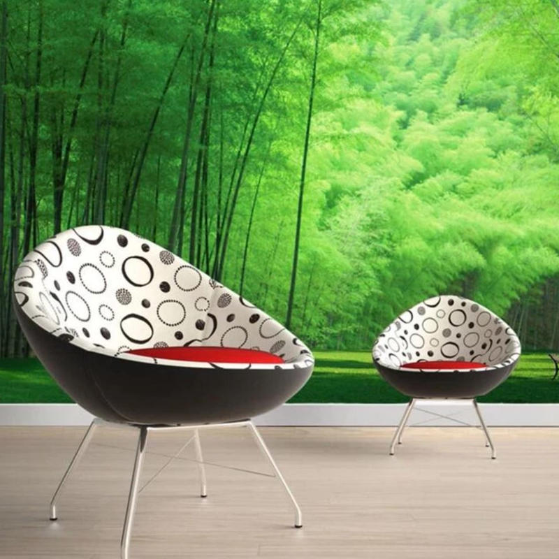 ３d壁紙 1ピース 1 自然風景 グリーン 竹の森 癒し効果 インテリア 寝室 リビング シ