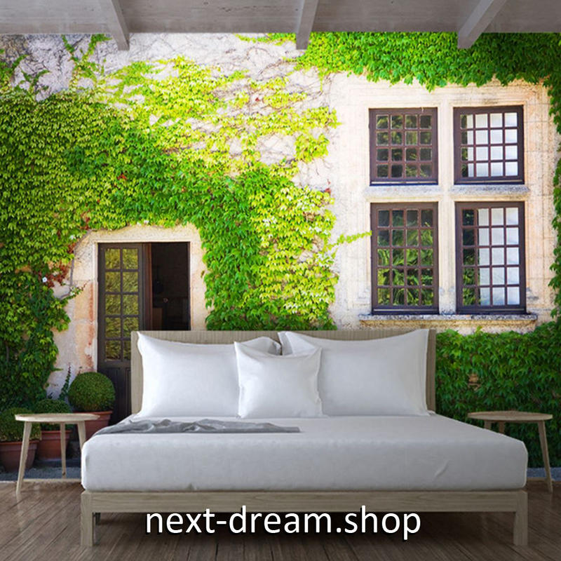 ３d 壁紙 1ピース 1 ヨーロッパの家 レトロ 植物 インテリア 部屋装飾 耐水 防湿 防