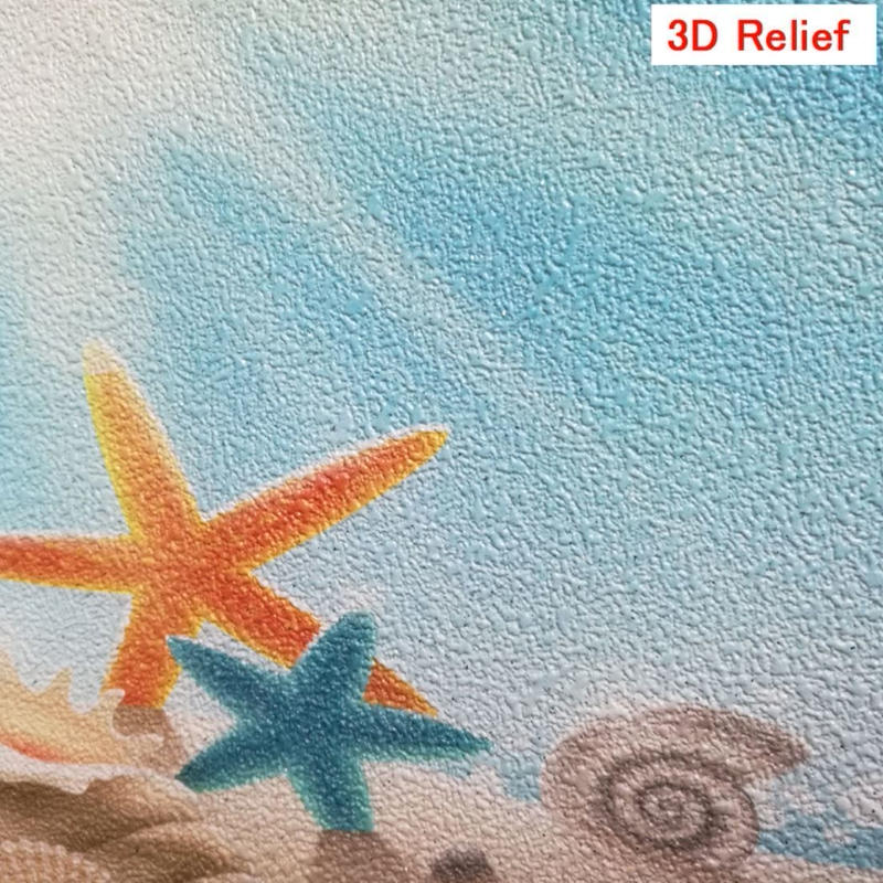 ３d 壁紙 1ピース 1 自然風景 海 ビーチ サンセット カモメ 空 おしゃれクロス イン