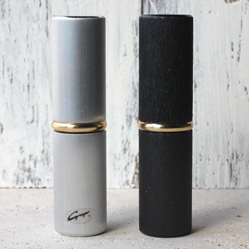 ドイツ製 携帯用アトマイザー シルバー ブラック メンズ 香水 フレグランス パフューム ア