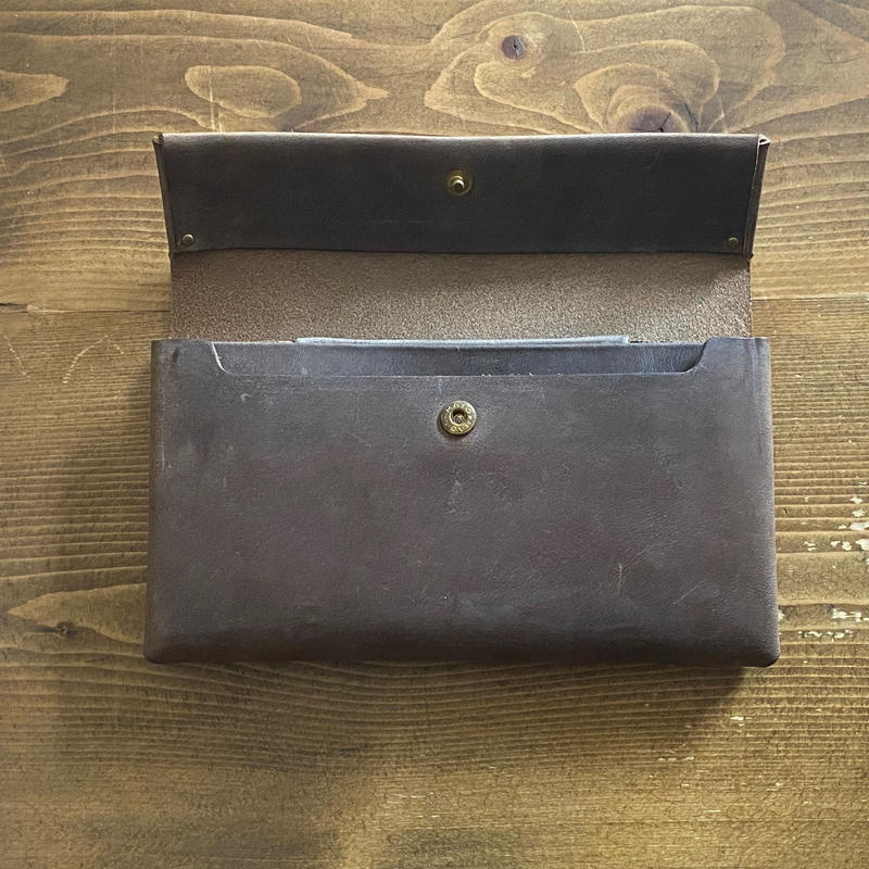 R Brown Labo 長財布 Mini グレー Hisoca R Brown Labo 長財布 Mini グレー Hisoca