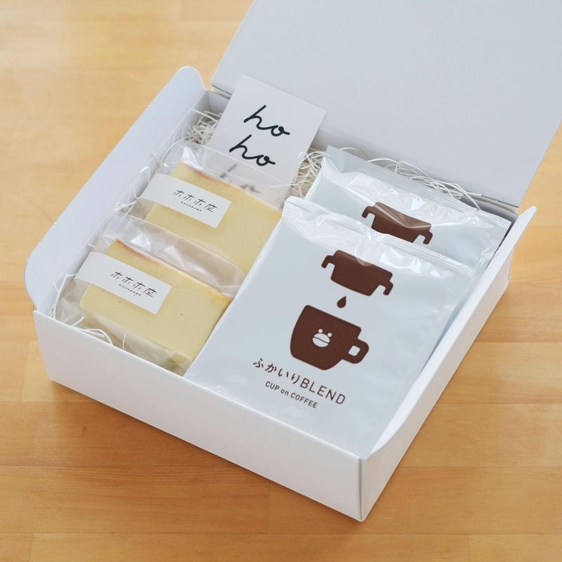 ホホホ座金沢のチーズケーキとtera Coffee ギフトセット Hohohoza Kan ホホホ座金沢のチーズケーキとtera Coffee ギフトセット Hohohoza Kan