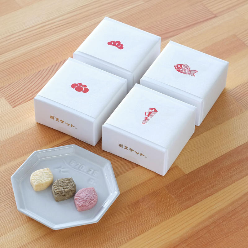 ボスケットクッキーブラウンメッセージパッケージ イラスト Hohohoza Kanazawa