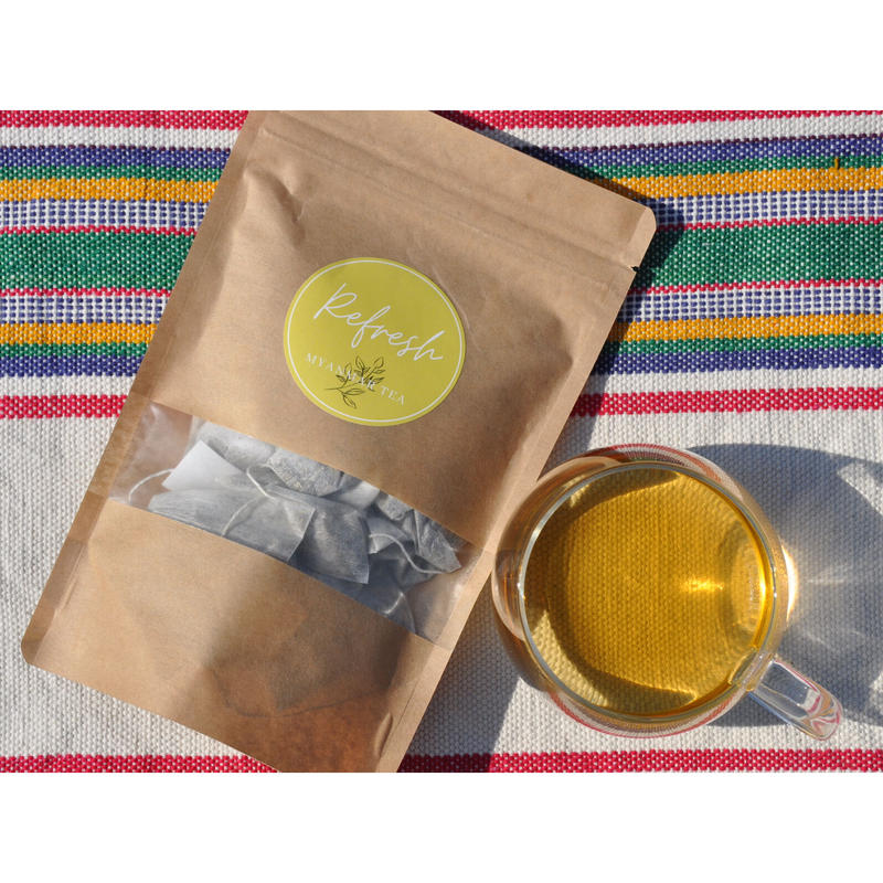 ミャンマー産ハーブティー Refresh スペアミント ネトル レモングラスブレンド