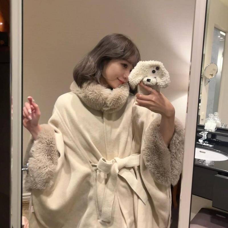 本日限定 treat ürself Honey bunny ケープコート agapeeurope.org