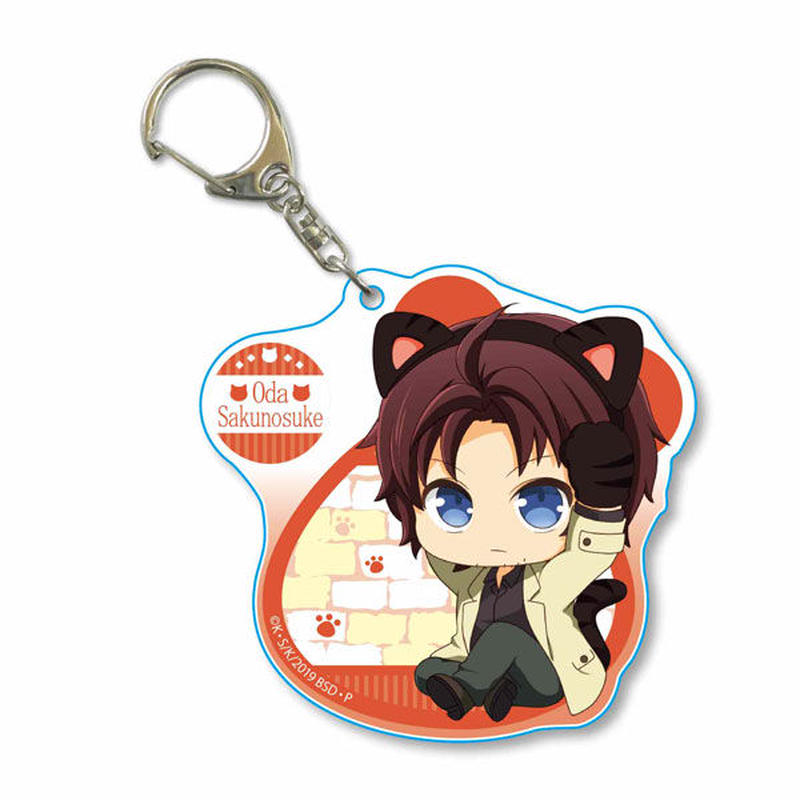 文豪ストレイドッグス 文スト ねこかぶり ちょいデカアクリルキーホルダー 織田作之助 アニ