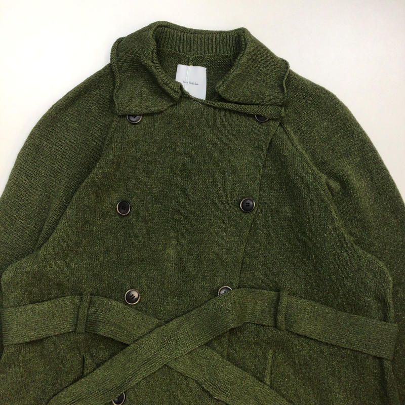 T-ポイント5倍】 Kota Gushiken Coat Trench Washi Knitted - トレンチ 激安通販サイトです ちんた2様専用kota gushiken 21ss knit poro Tシャツ/カットソー(半袖/袖なし)