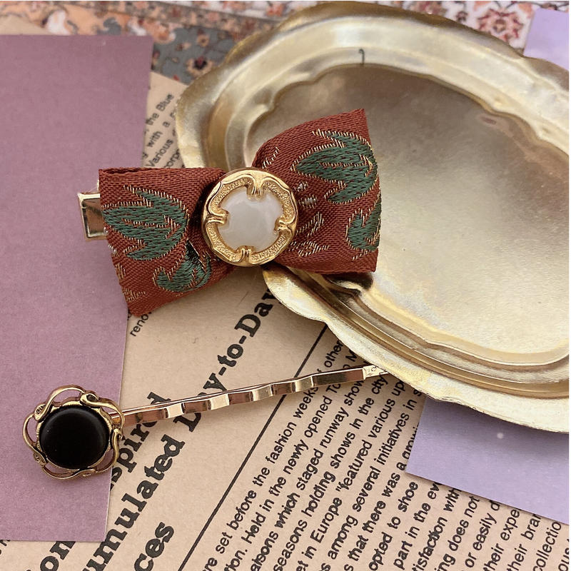 J レトロ ヘアピンセット Hug Blue Handmade Shop