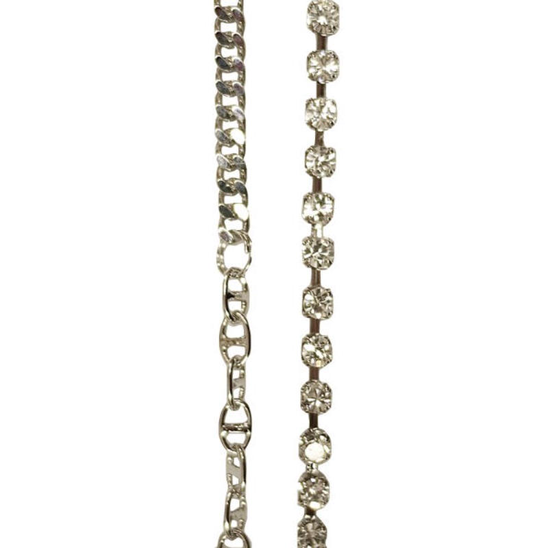 JieDa SWITCHING FAKE DIAMOND NECKLACE(SILVER) | お歳暮 【JIEDA】SWITCHING FAKE DIAMOND NECKLESS ネックレス