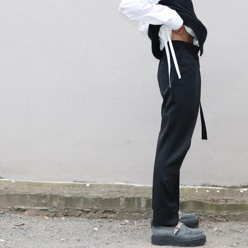 soshiotsuki wrap knot wide trousers