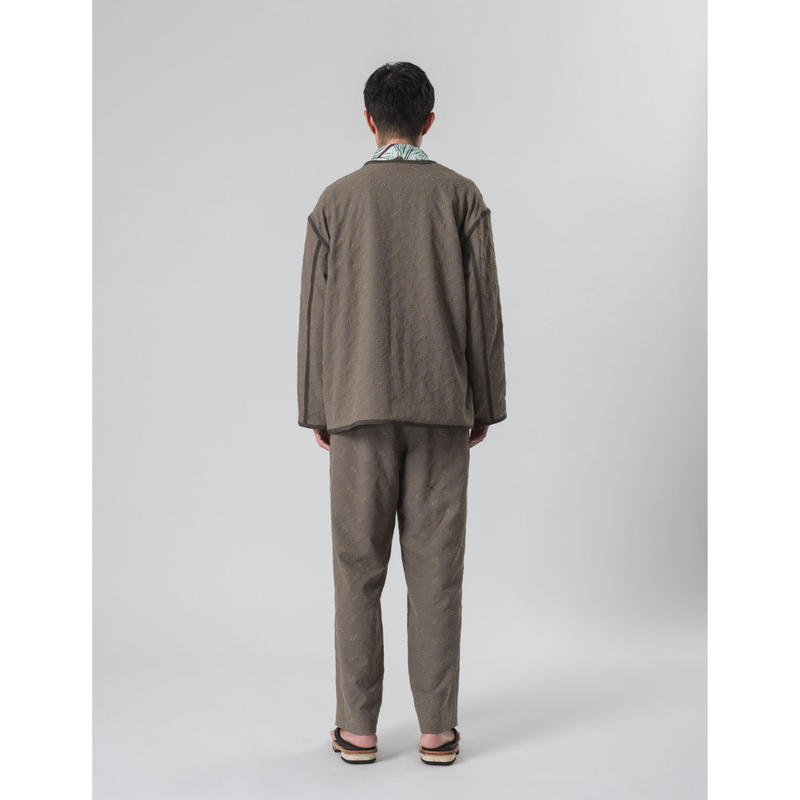 Sasquatchfabrix. FLOWER LINER JACKET(OLIVE)