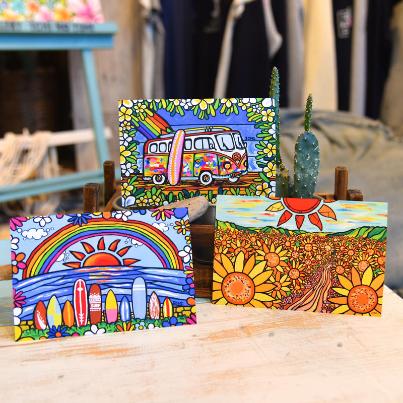 オリジナル ポストカード 3枚セット人気デザインtop3セット Ichi No Yu