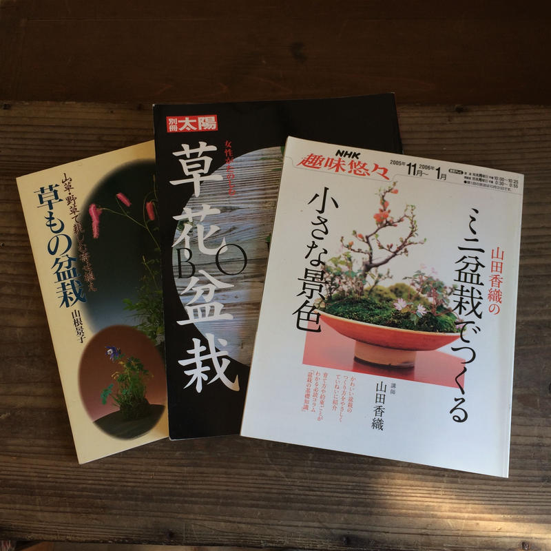 B0016 Nhk 趣味悠々 山田香織のミニ盆栽でつくる小さな景色 別冊太陽 草花盆栽 N