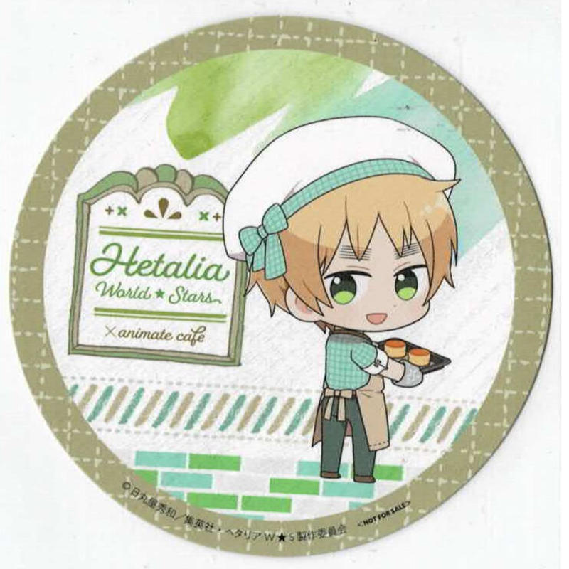 ヘタリア World Stars アニメイトカフェ イギリス コースター K Books