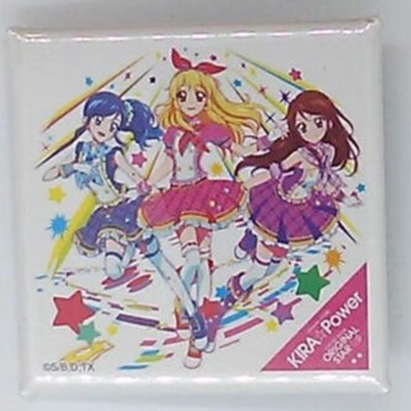 アイカツ Soleil ソレイユ 星宮いちご 霧矢あおい 紫吹蘭ジャケバッジ バッジ
