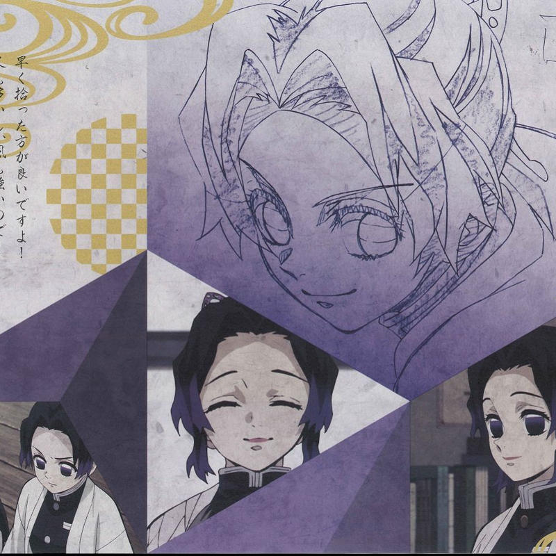 イタミ有 鬼滅の刃 胡蝶 しのぶ 原画ランチョンマット K Books 池袋 ２次元グッズ通販