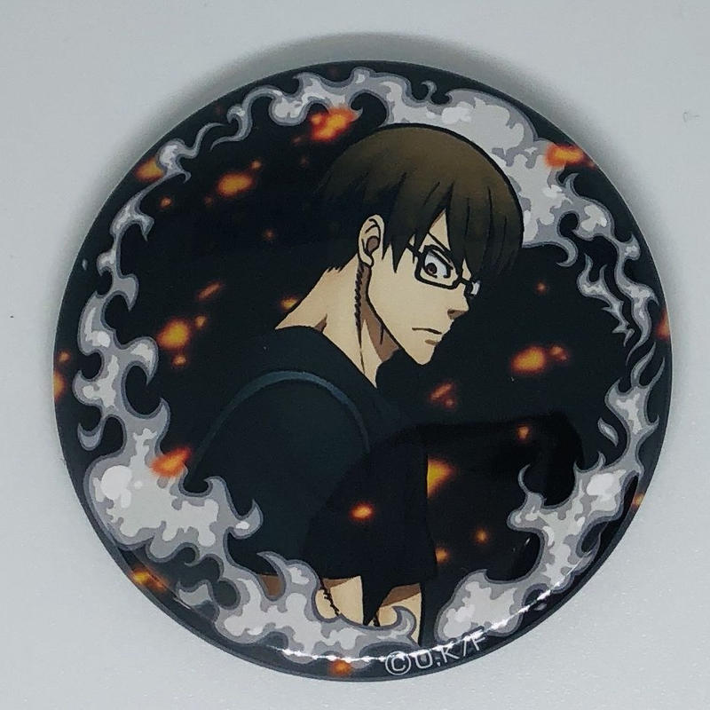 炎炎ノ消防隊 武久 火縄 缶バッジ 壱ノ章パッケージ絵 K Books 池袋 2次元グッズ通販 炎炎ノ消防隊 武久 火縄 缶バッジ 壱ノ章パッケージ絵 K Books 池袋 2次元グッズ通販